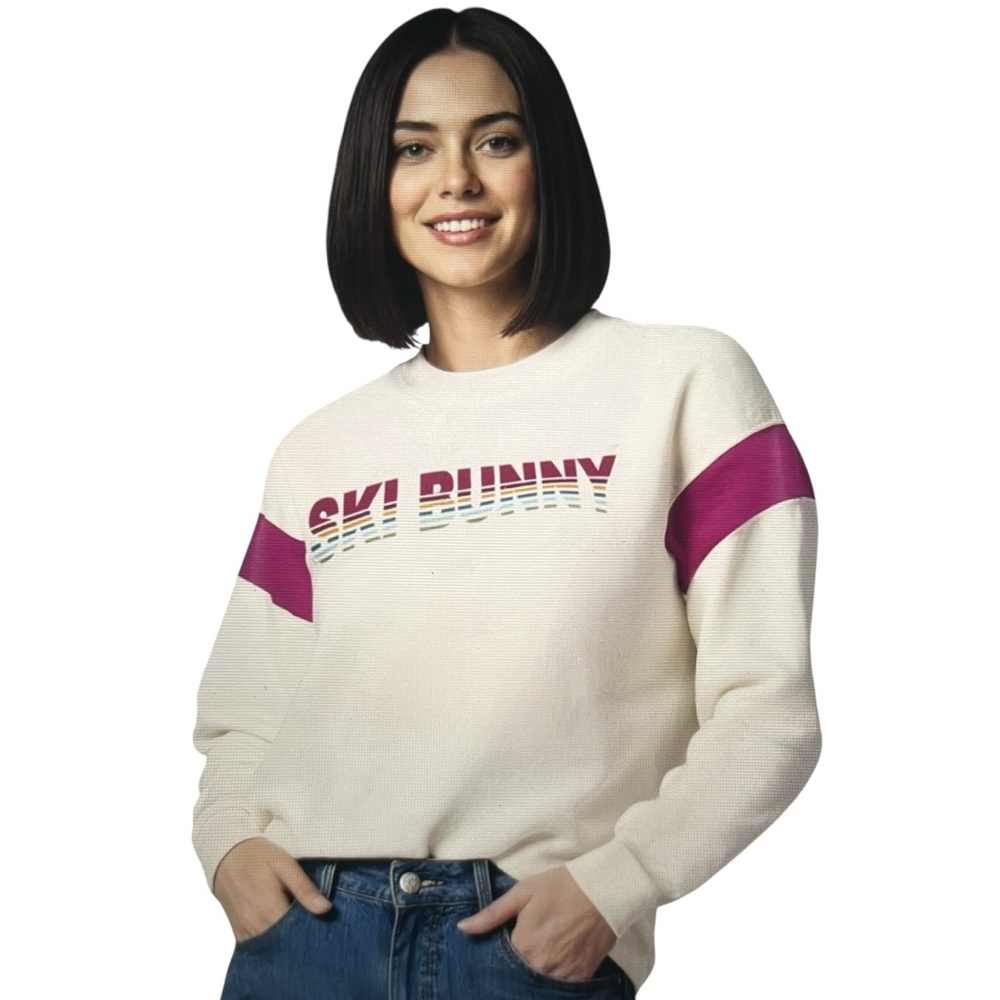 WILDFOX SKI BUNNY athleisure cabin cozy sweatshirt